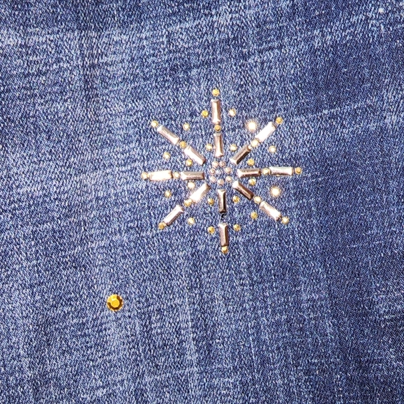 Lane Bryant Seven7 Limited Edition Embellished Jeans - Picture 13 of 16